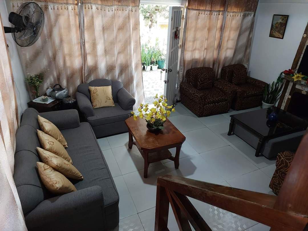 Second sala with staircase & garden view