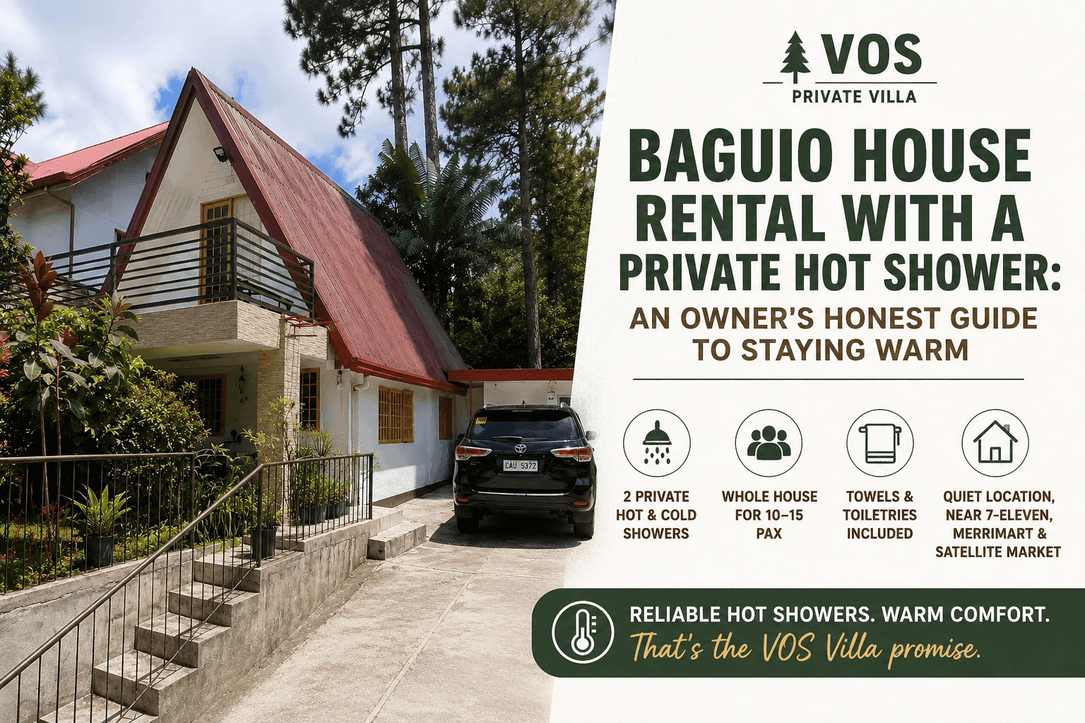 Baguio House Rental With a Private Hot Shower: An Owner's Honest Guide to Staying Warm
