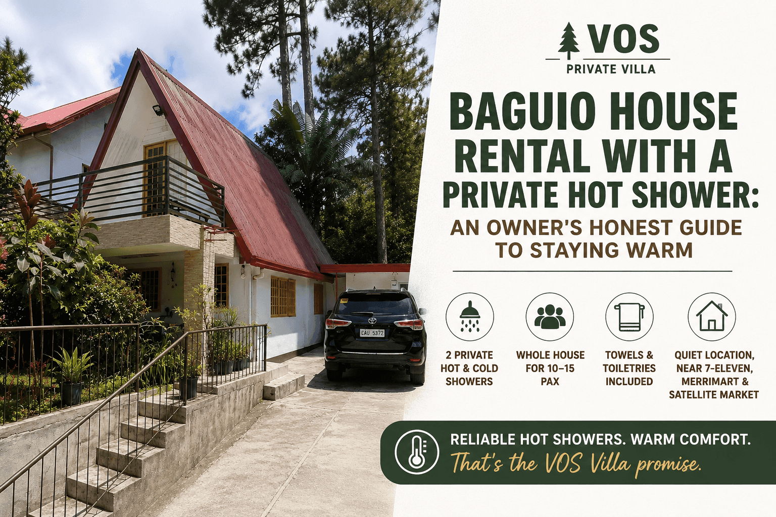 Baguio House Rental With a Private Hot Shower: An Owner's Honest Guide to Staying Warm