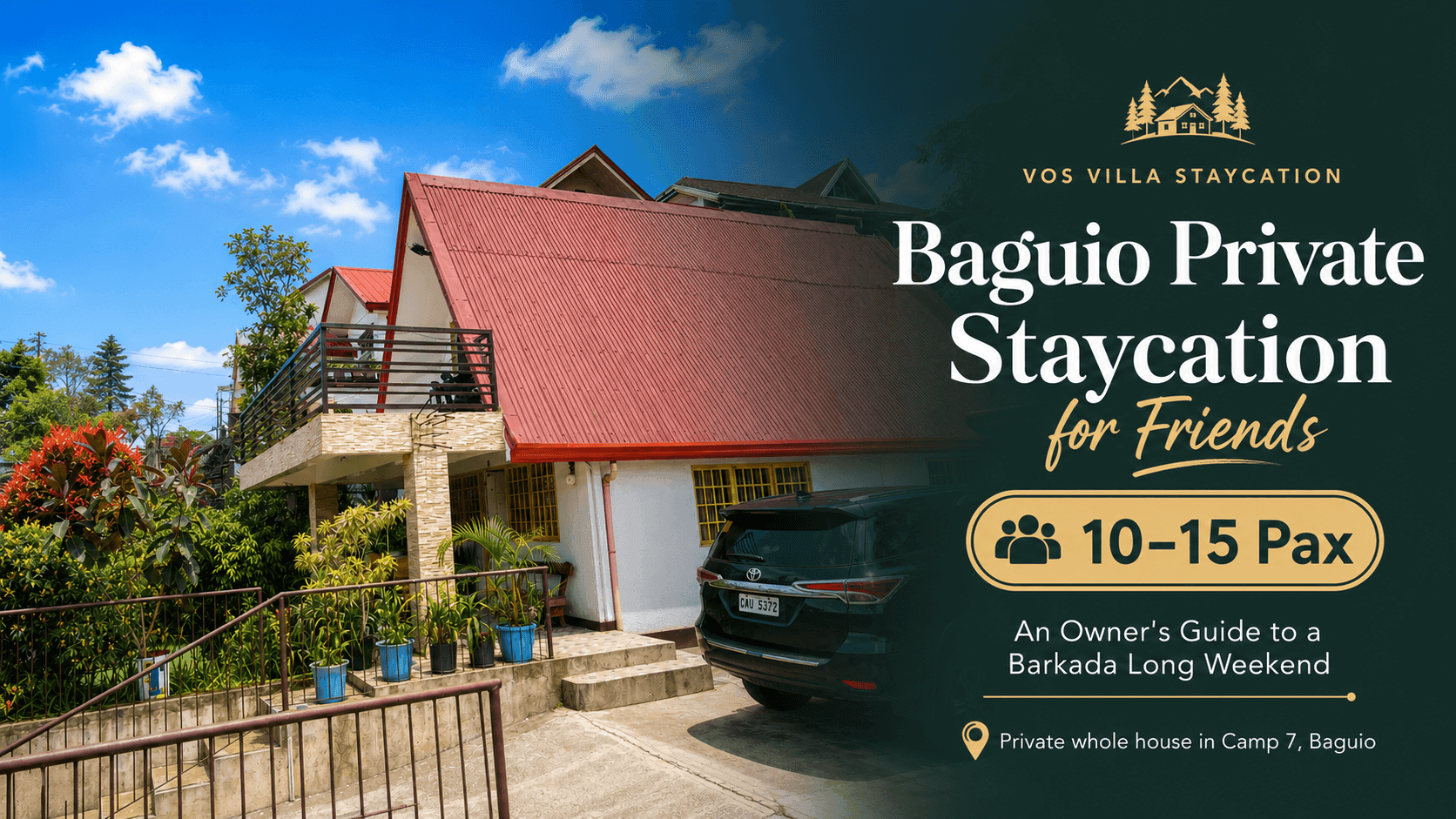 Baguio Private Staycation for Friends (10–15 Pax): An Owner's Guide to a Barkada Long Weekend
