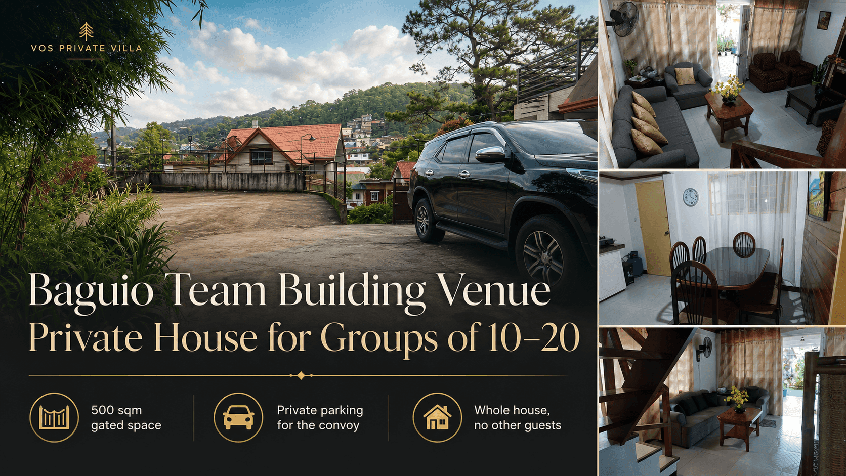 Baguio Team Building Venue Private House: What Groups of 10–20 Actually Get Here
