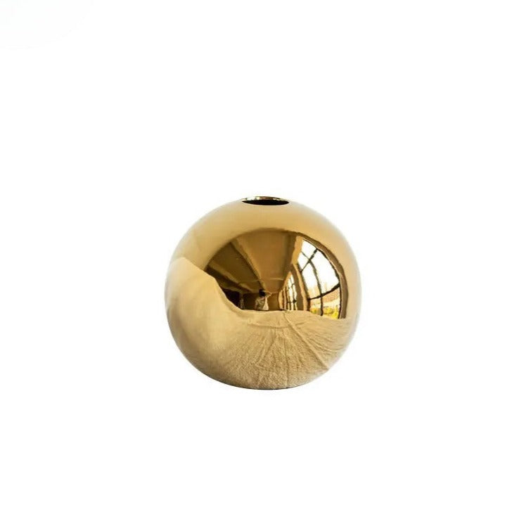 Golden Ball Vase