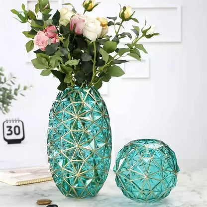 Glass Wire Vase