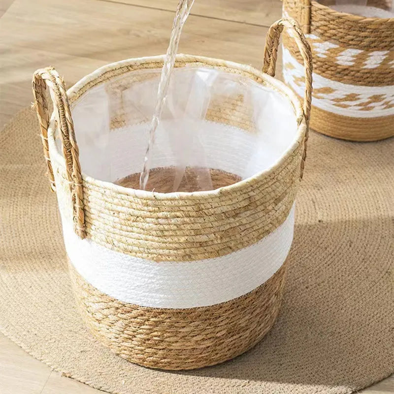 Wicker Planter Basket