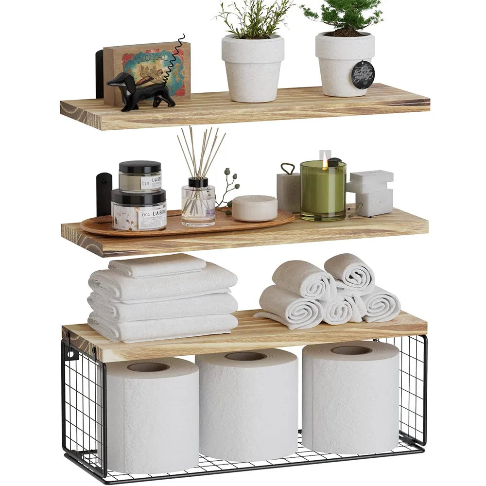 Wooden Multi-layer Storage Shelf