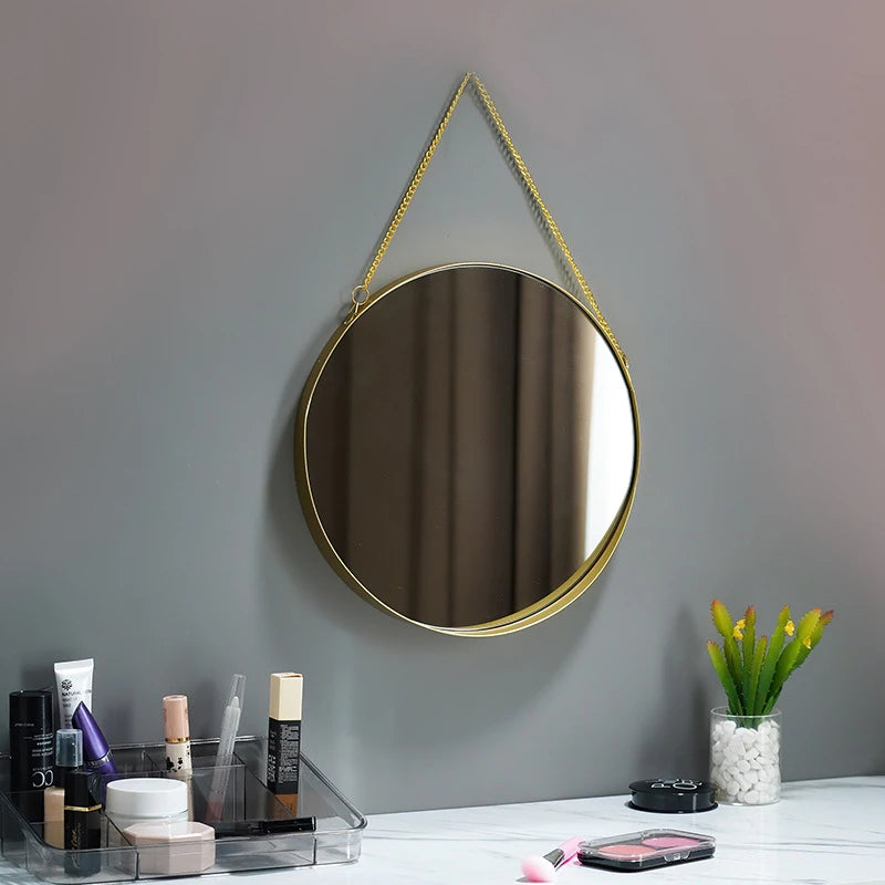 Hanging Round Wall Mirror
