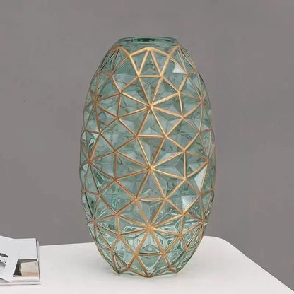 Glass Wire Vase